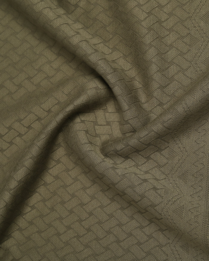 Olive Green Stripe Polo - Kesha