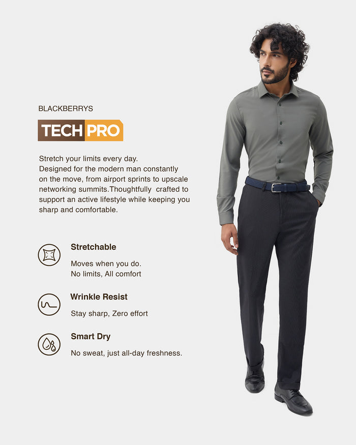 Olive Solid Shirt - Shephard