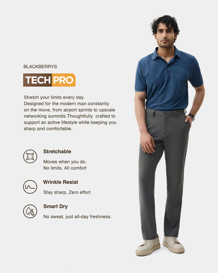 Olive TechPro Solid Trouser - Ashley