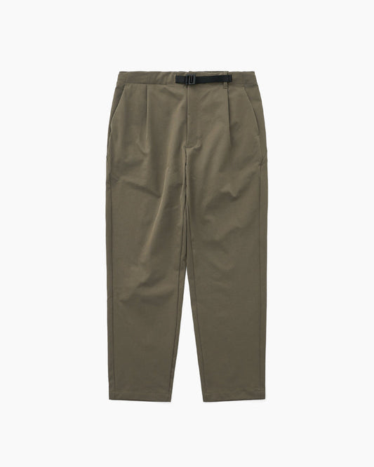 One Tuck Tapered Stretch Pants Sand Land