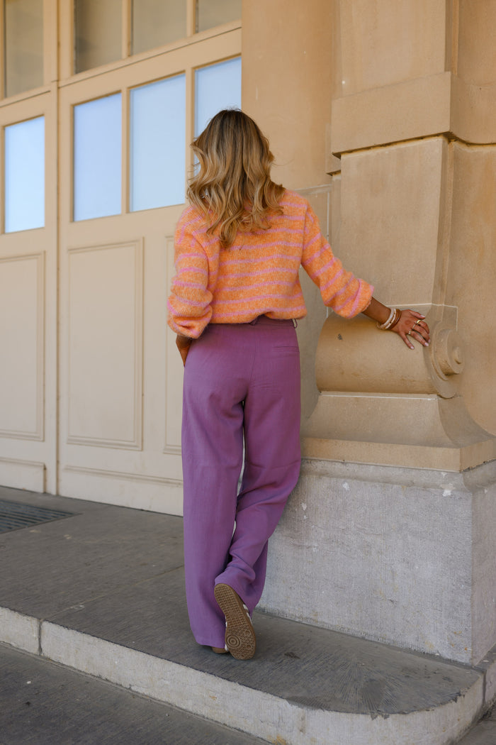 Orange And Pink Sego Cardigan
