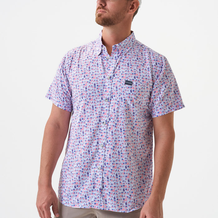Performance Button Up - Old Glory
