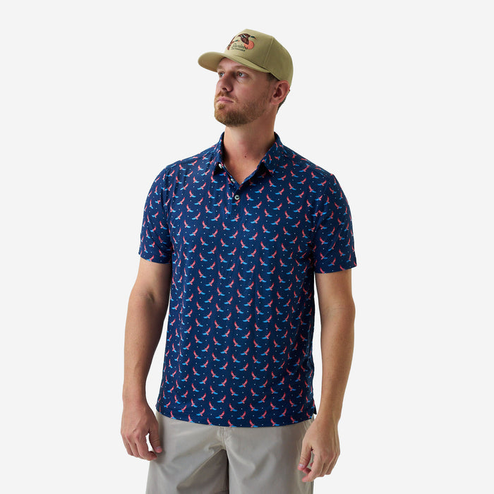 Performance Polo - USA Eagle - Navy