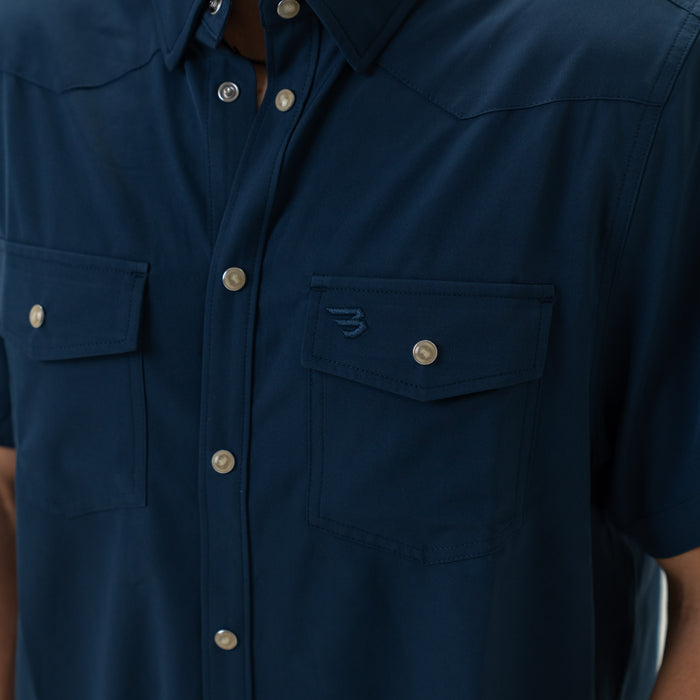 Performance Western Shirt - Navy