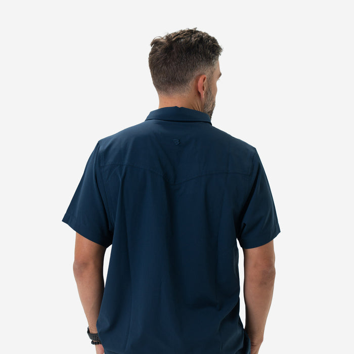 Performance Western Shirt - Navy