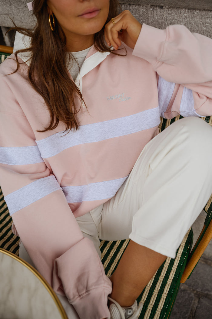 Pink And Grey Luna Sweater