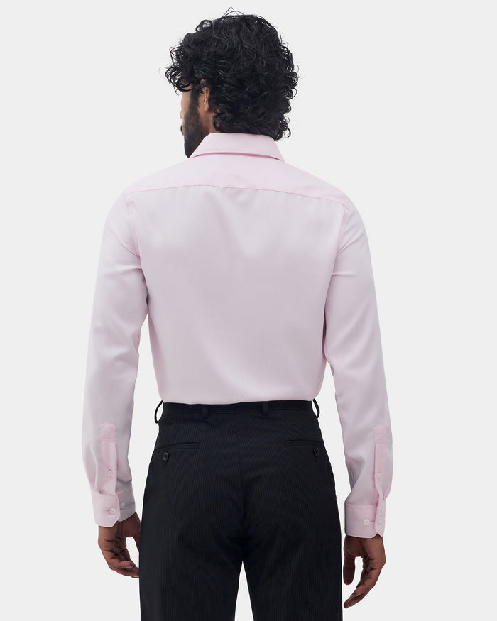 Pink Textured Shirt - Claron