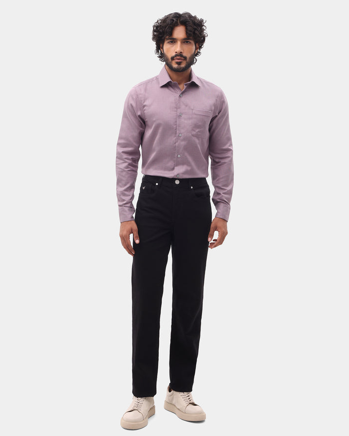 Plum Check Shirt - Herren