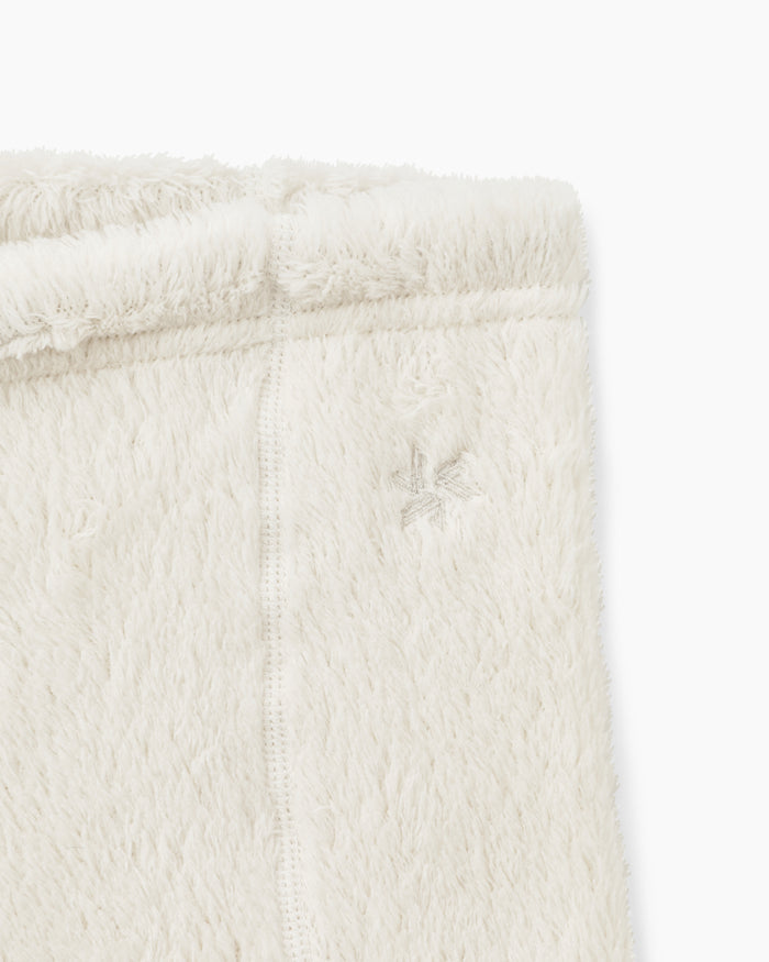 POLARTEC High Loft Fleece Neck Warmer Ivory