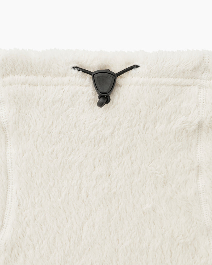 POLARTEC High Loft Fleece Neck Warmer Ivory