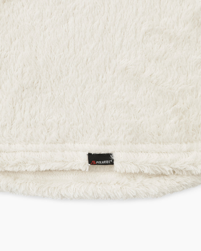 POLARTEC High Loft Fleece Neck Warmer Ivory