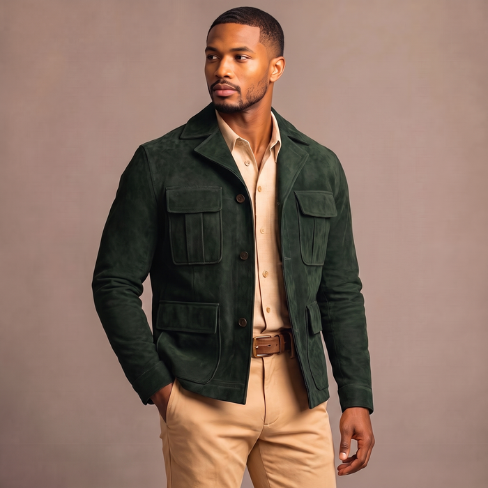 XS / Green / Suede