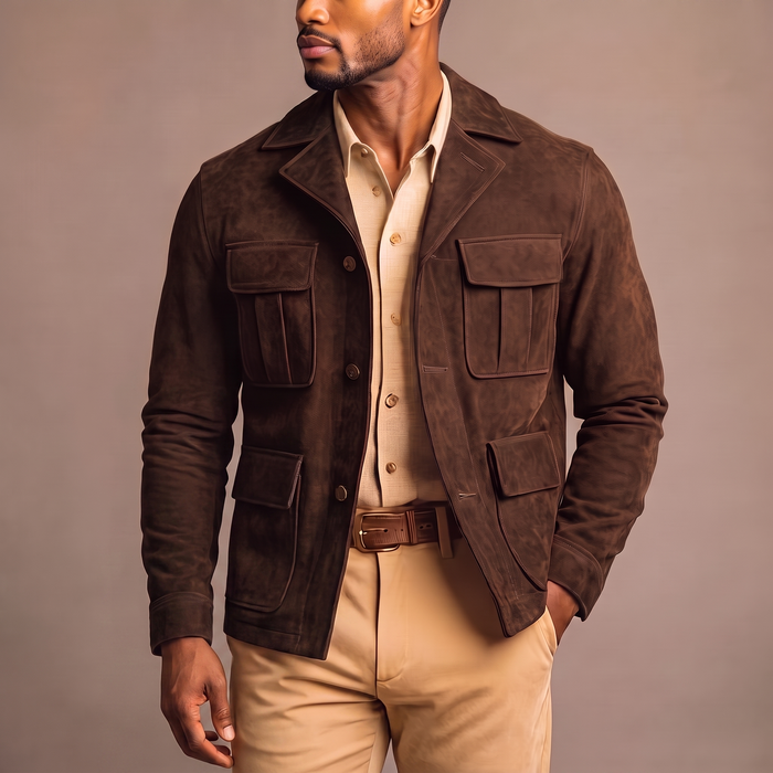 XS / Brown / Suede
