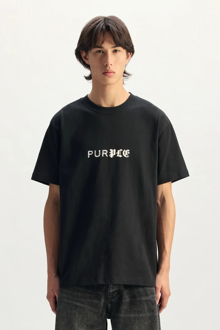 PURPLE Half & Half Tee  P117-HWBP426