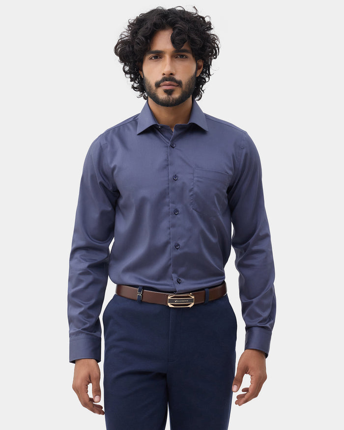 LONG SLEEVE INDIA FIT SOLID SHIRT