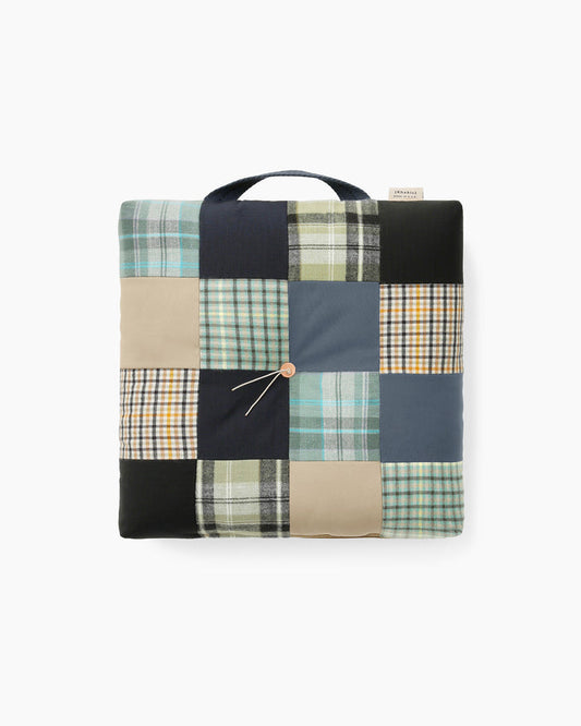 Recycled Froebel Cushion Multi / Tan