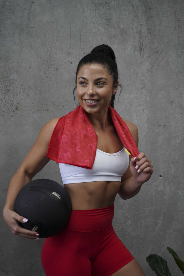 Red Staple Sport Towel