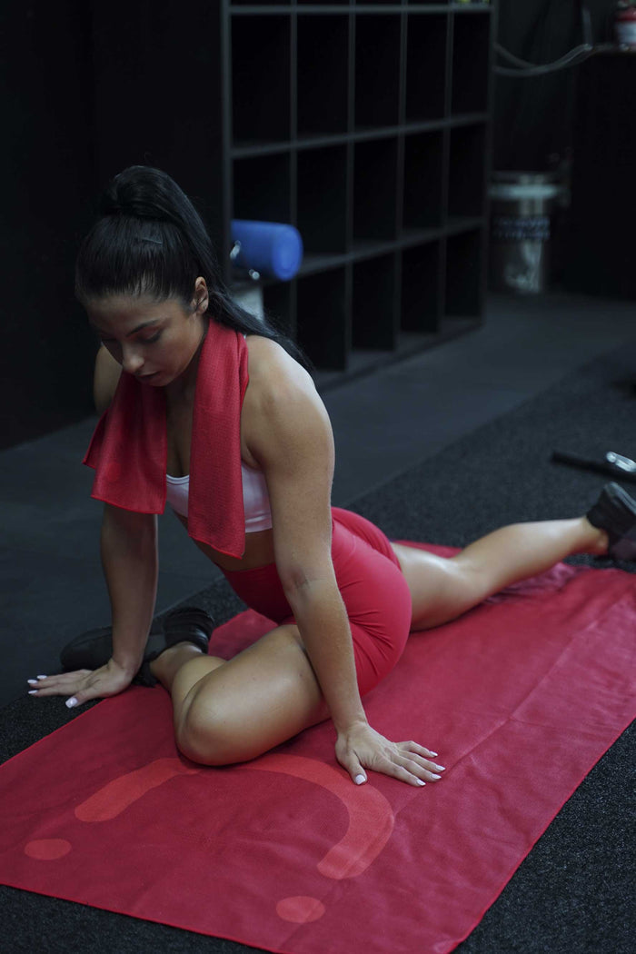 Red Staple Sport Towel