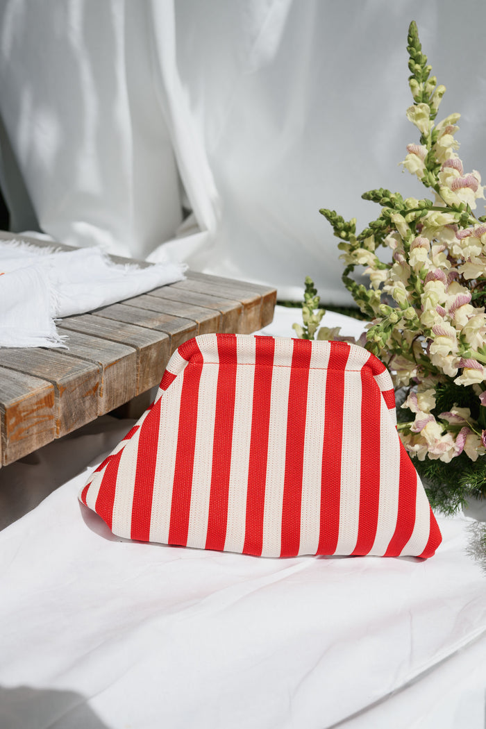 Red Striped Arabella Bag