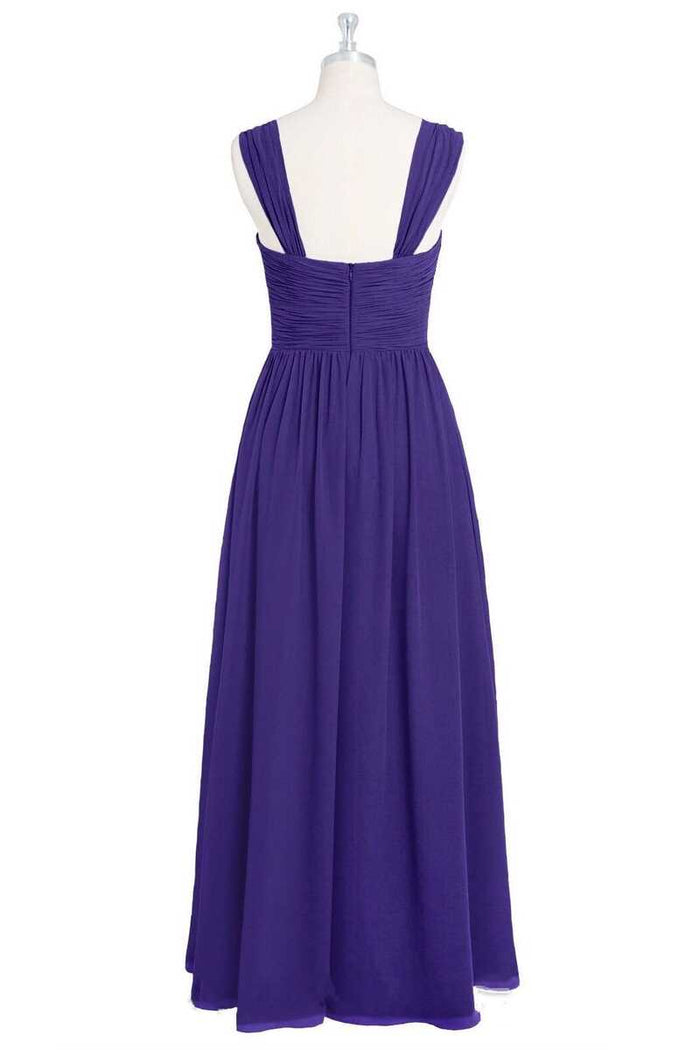 Regency Sweetheart Backless A-Line Long Bridesmaid Dress