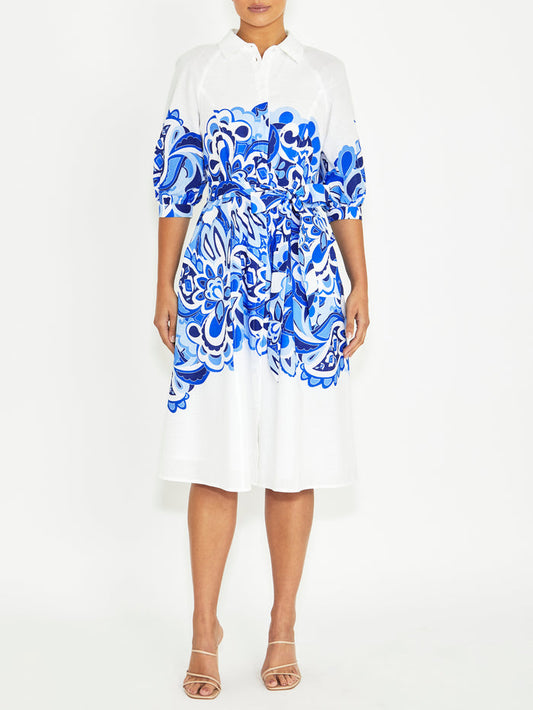Roberta Cotton Shirtdress