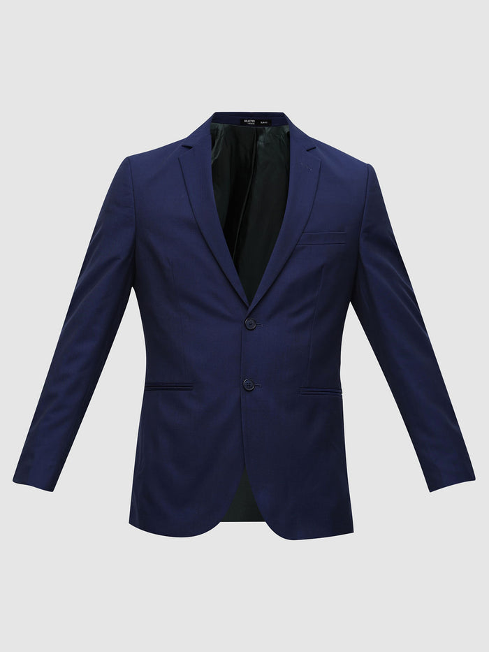 Royal Blue Slim Fit Suit-Set Blazer