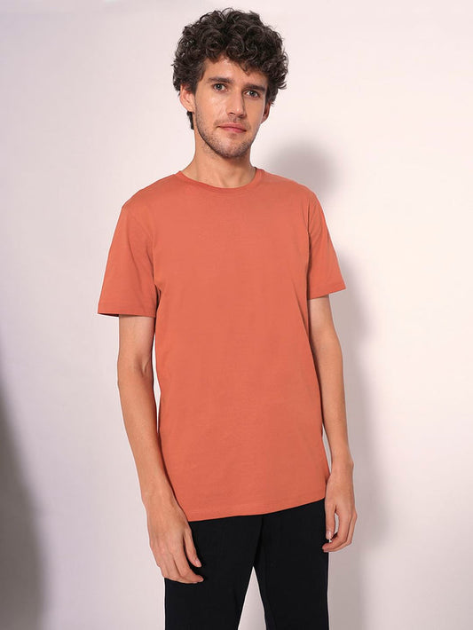 Rust Red Organic Cotton T-Shirt