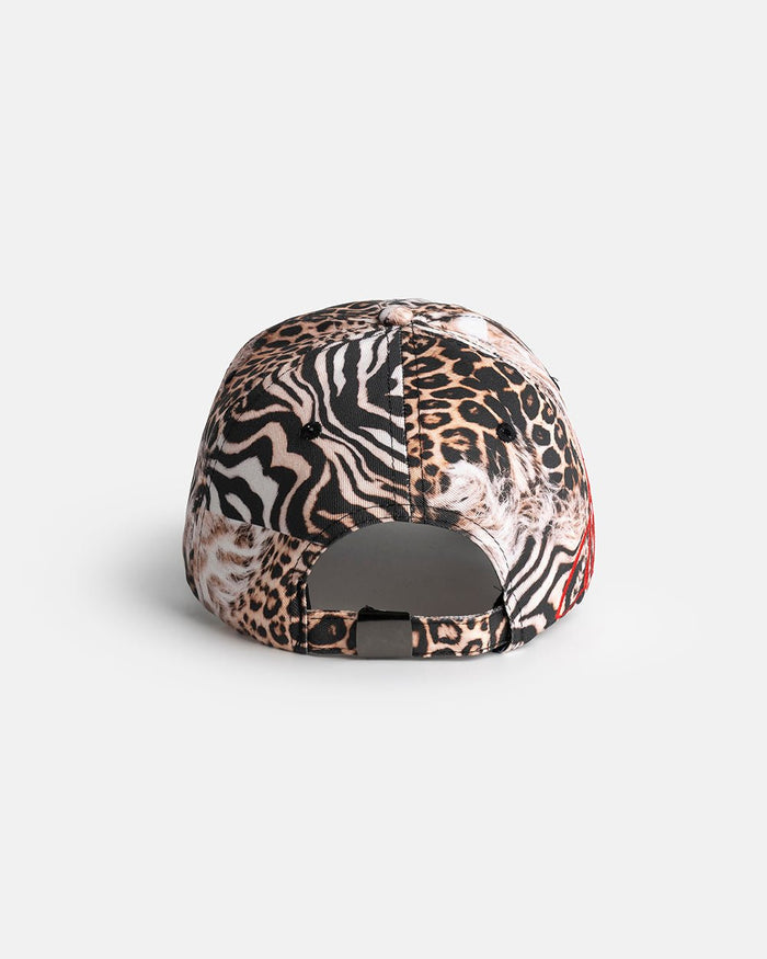 SAVAGE CAP LEOPARD - leopard print cap, back view - Cold Culture