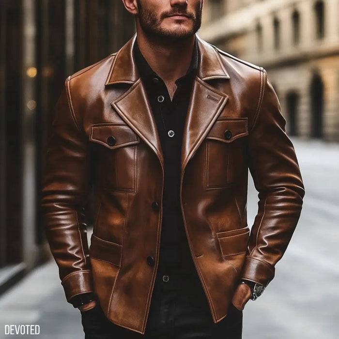Scorpion Jacket - SALE Brown - Nappa Leather