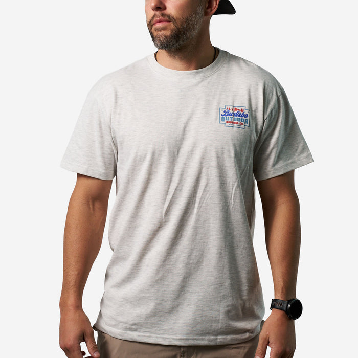 Short Sleeve Tee - Mountain Range - Ash Grey
