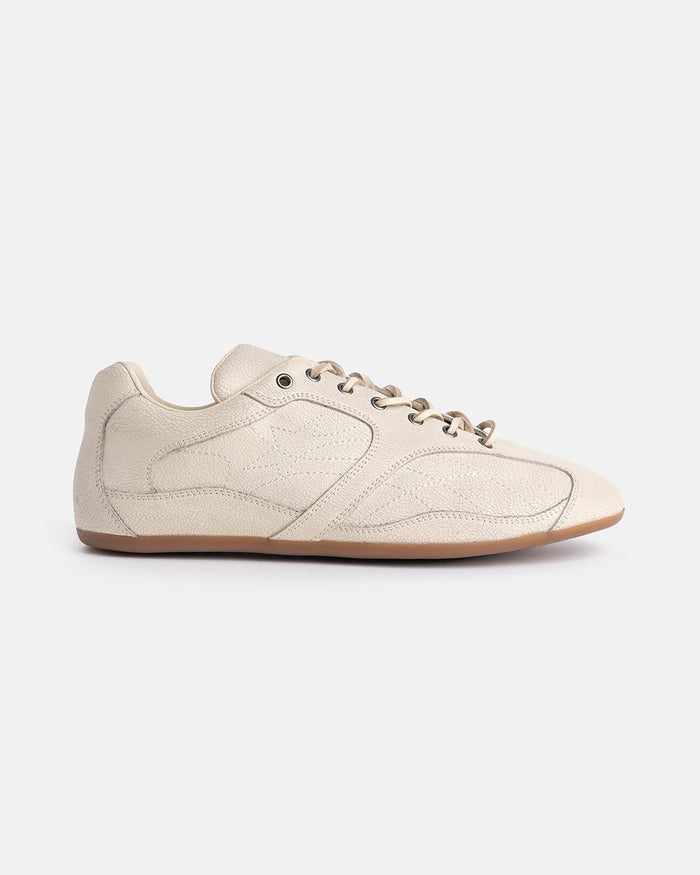 SILENT CODE SNEAKERS SUEDE WHITE - Cold Culture