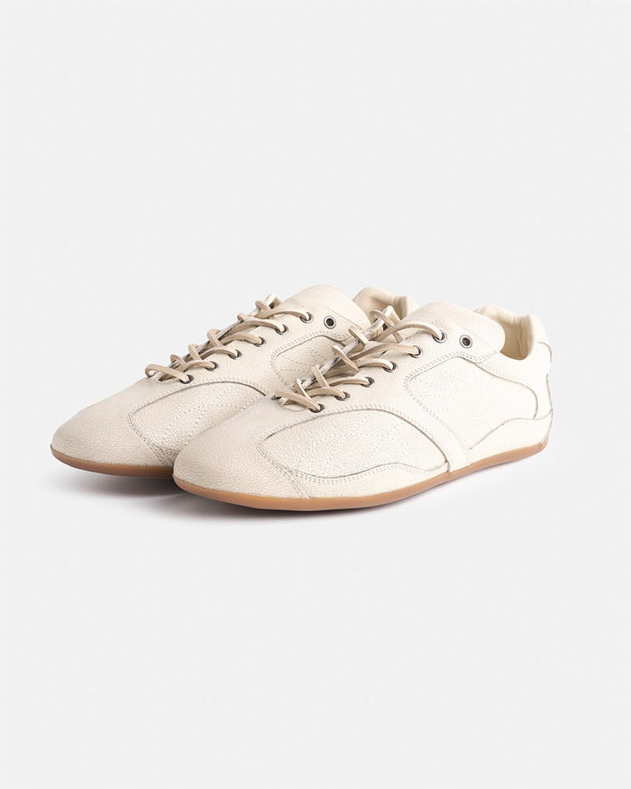 SILENT CODE SNEAKERS SUEDE WHITE - Cold Culture
