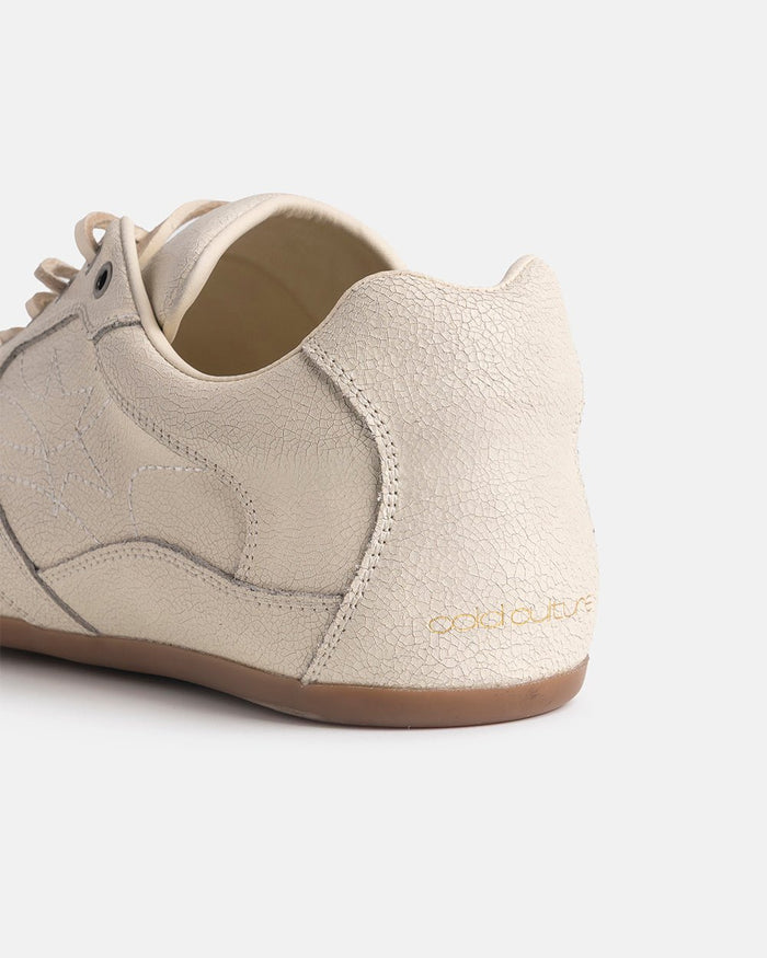 SILENT CODE SNEAKERS SUEDE WHITE - Cold Culture