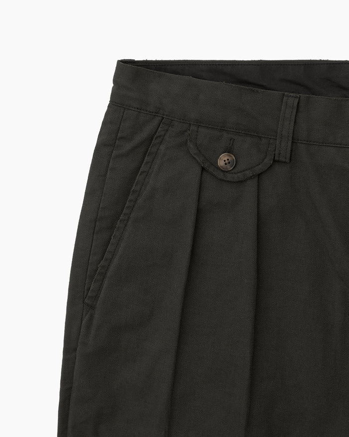 Slub Common Pant Faded Black