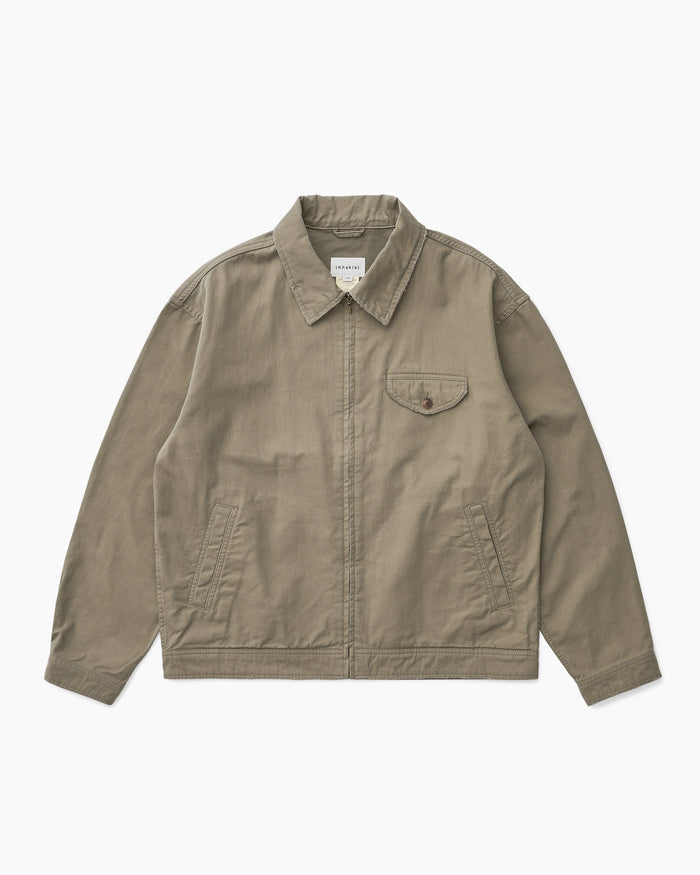 Slub Swing Jacket Covert Grey