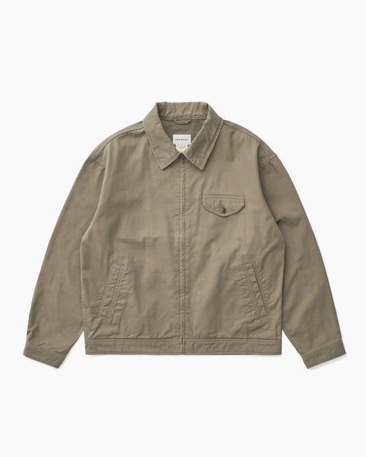 Slub Swing Jacket Covert Grey