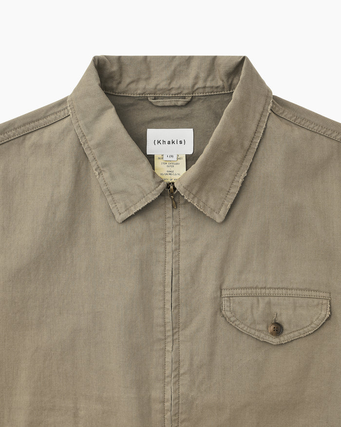 Slub Swing Jacket Covert Grey