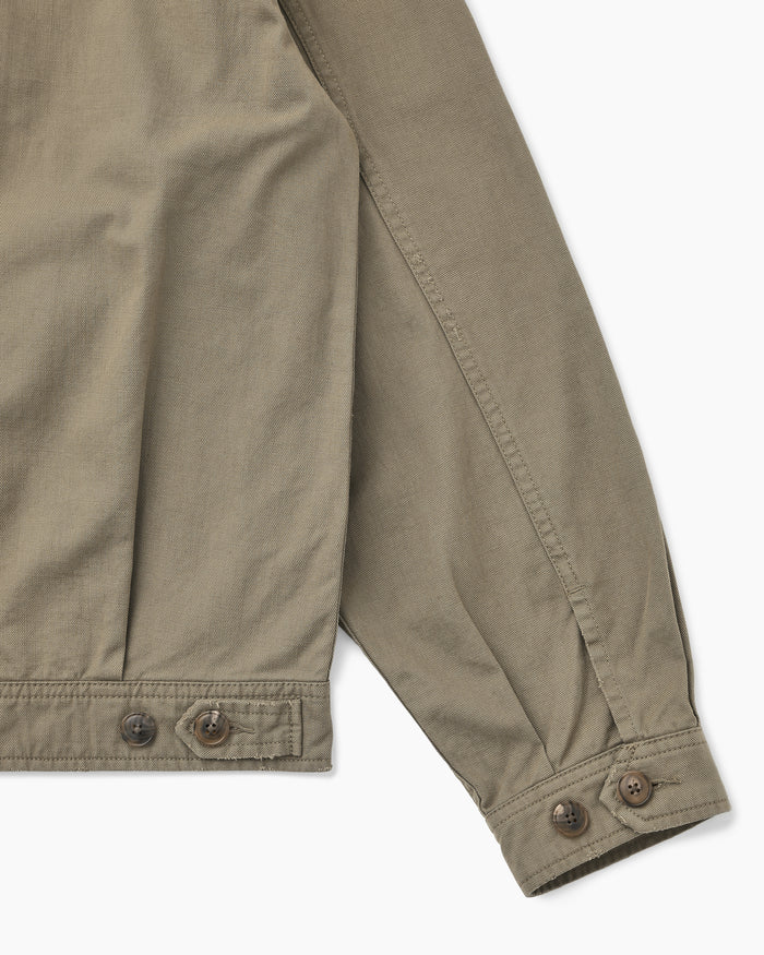 Slub Swing Jacket Covert Grey