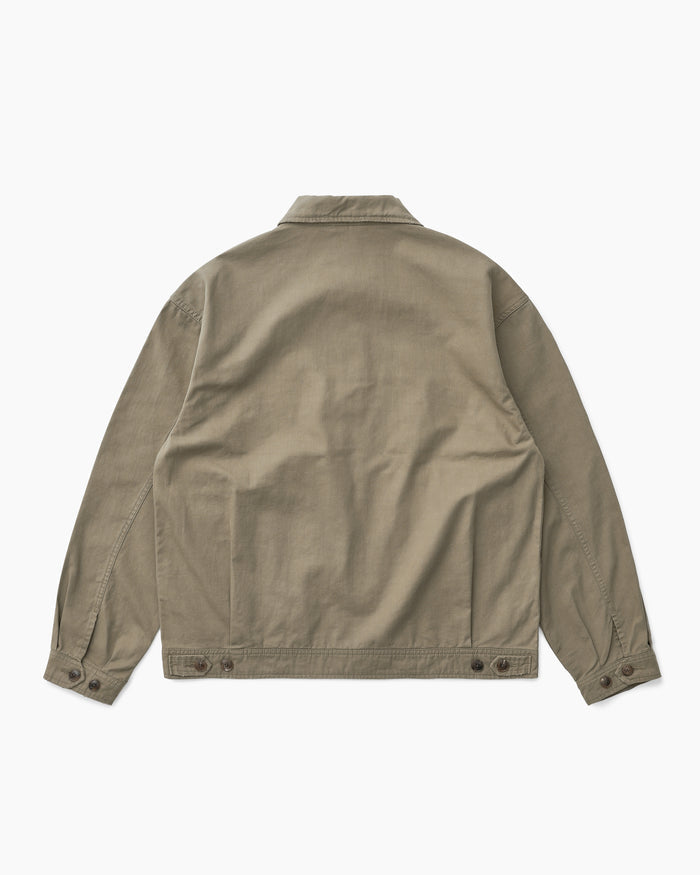 Slub Swing Jacket Covert Grey