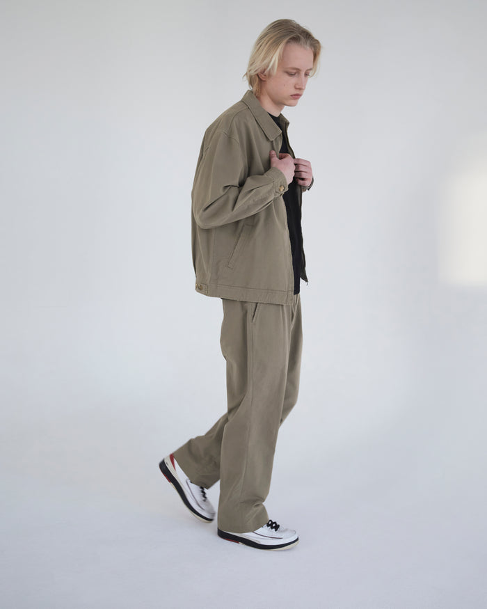 Slub Swing Jacket Covert Grey