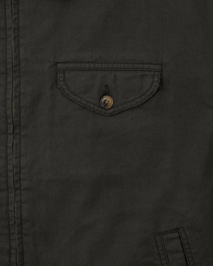 Slub Swing Jacket Faded Black