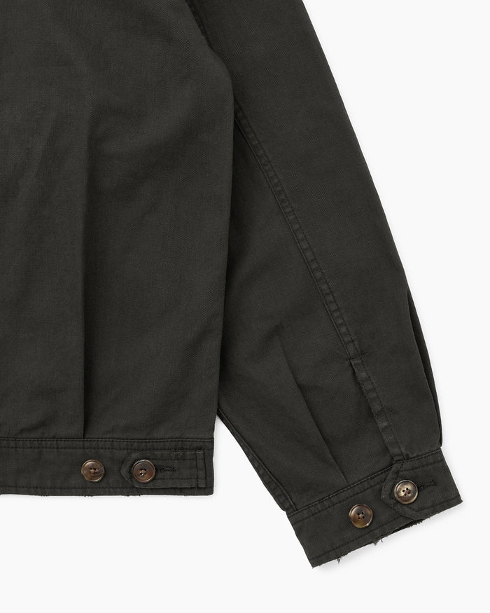 Slub Swing Jacket Faded Black