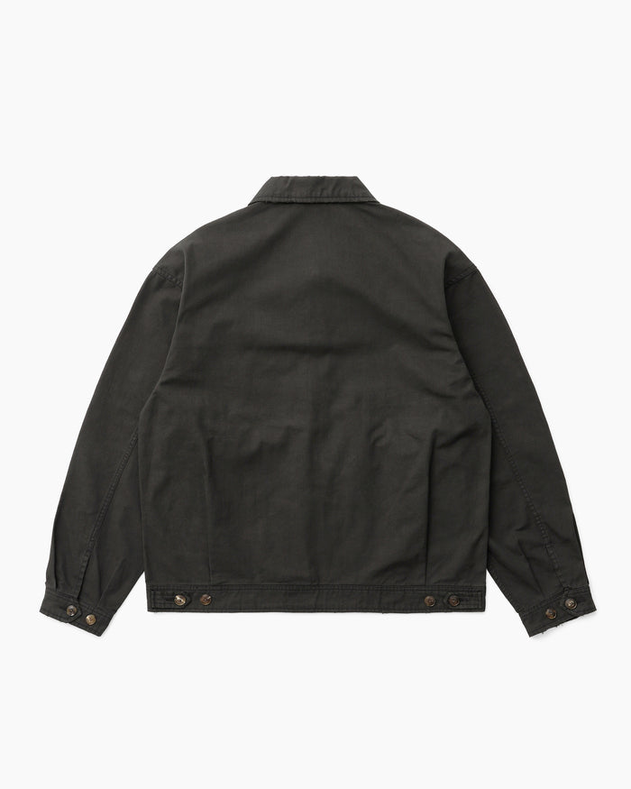 Slub Swing Jacket Faded Black