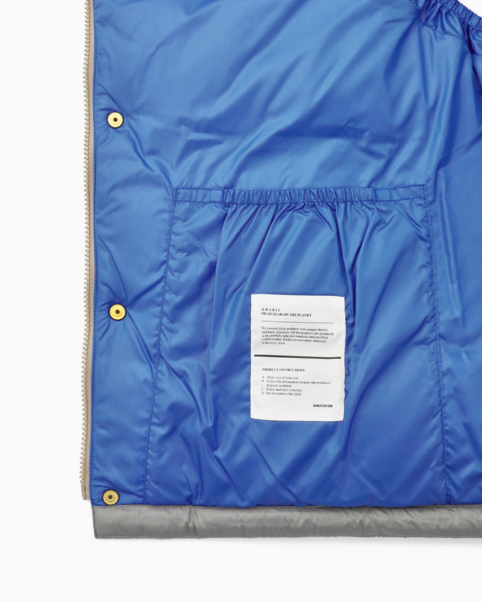 Snowfield Down Vest Grey