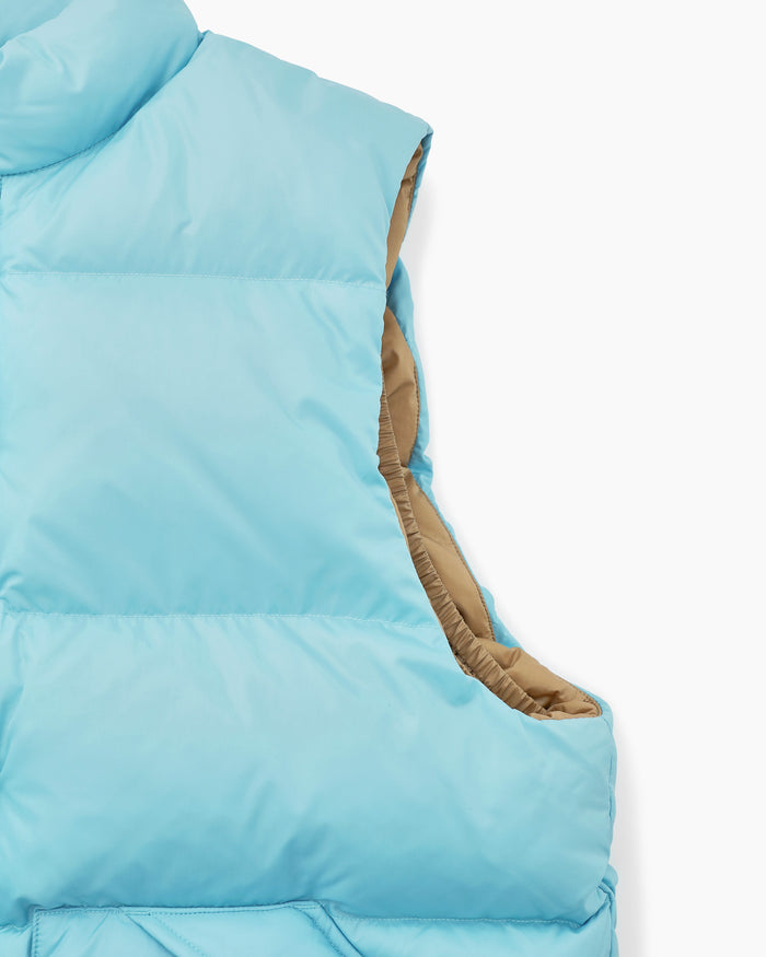 Snowfield Down Vest Sky