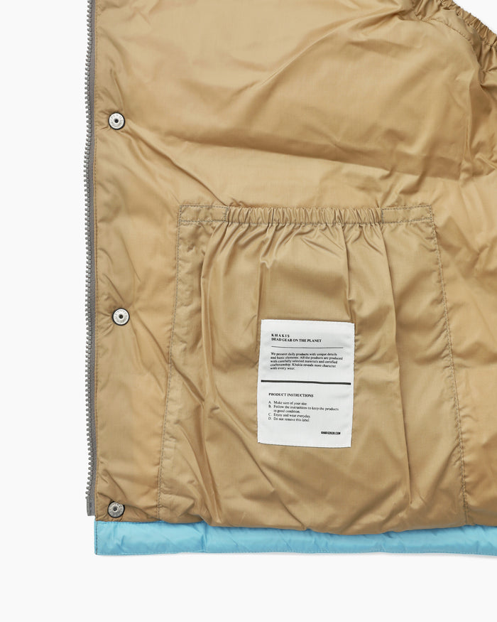 Snowfield Down Vest Sky