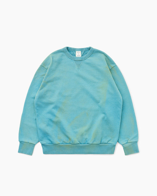 Stained Crewneck Blue