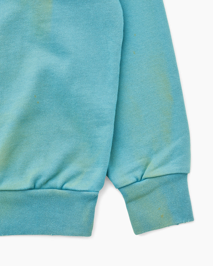 Stained Crewneck Blue