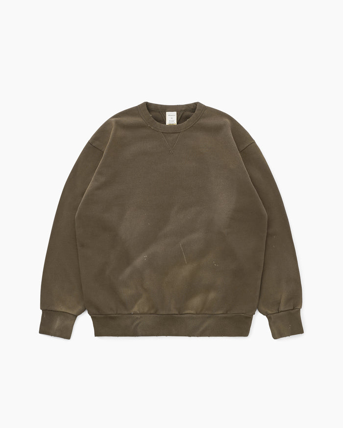 Stained Crewneck Brown