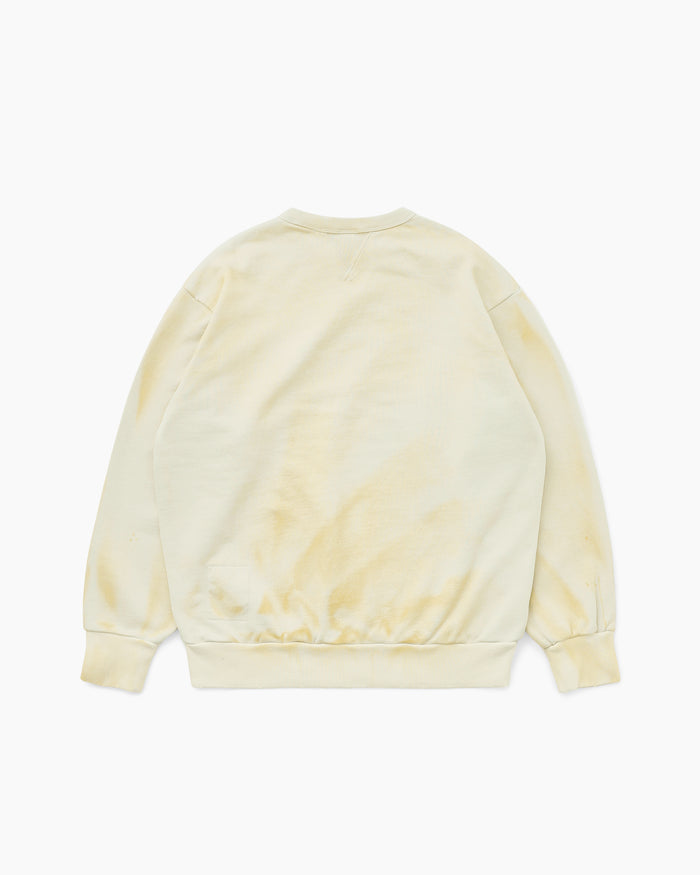 Stained Crewneck Ivory